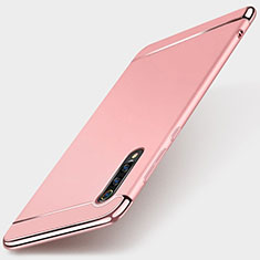 Schutzhülle Luxus Metall Rahmen und Kunststoff Schutzhülle Tasche M01 für Xiaomi Mi 9 SE Rosegold