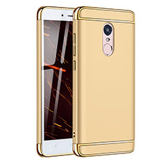 Schutzhülle Luxus Metall Rahmen und Kunststoff Schutzhülle Tasche M02 für Xiaomi Redmi Note 4 Gold