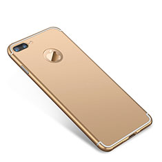 Schutzhülle Luxus Metall Rahmen und Kunststoff Schutzhülle Tasche T01 für Apple iPhone 8 Plus Gold