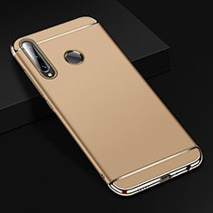 Schutzhülle Luxus Metall Rahmen und Kunststoff Schutzhülle Tasche T01 für Huawei Honor 20 Lite Gold