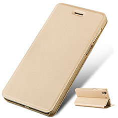 Schutzhülle Stand Tasche Leder für Huawei Y6 II 5 5 Gold