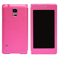 Schutzhülle Stand Tasche Leder für Samsung Galaxy S5 Duos Plus Pink