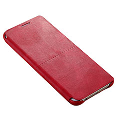 Schutzhülle Stand Tasche Leder für Samsung Galaxy S6 Edge+ Plus SM-G928F Rot