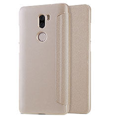 Schutzhülle Stand Tasche Leder L01 für Xiaomi Mi 5S Plus Gold