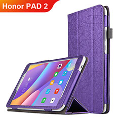 Schutzhülle Stand Tasche Leder L04 für Huawei Honor Pad 2 Violett