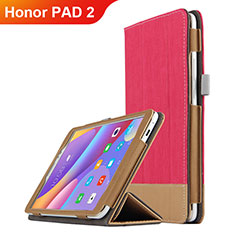 Schutzhülle Stand Tasche Leder L05 für Huawei Honor Pad 2 Rot