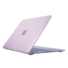 Schutzhülle Ultra Dünn Handyhülle Hülle Durchsichtig Transparent Matt für Apple MacBook 12 zoll Rosa