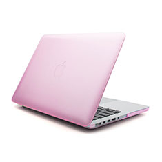 Schutzhülle Ultra Dünn Handyhülle Hülle Durchsichtig Transparent Matt für Apple MacBook Pro 15 zoll Rosa
