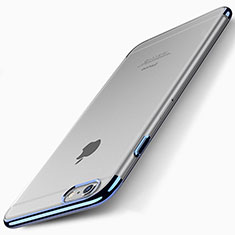 Schutzhülle Ultra Dünn Handyhülle Hülle Durchsichtig Transparent T01 für Apple iPhone 6S Blau