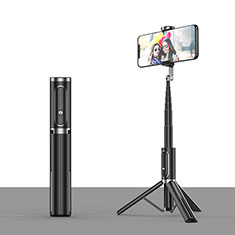 Selfie Stick Stange Stativ Bluetooth Teleskop Universal T26 für HTC One M8 Schwarz