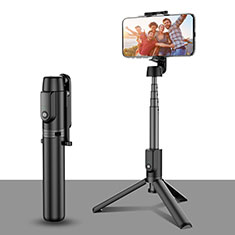 Selfie Stick Stange Stativ Bluetooth Teleskop Universal T28 für Motorola Moto G52j 5G Schwarz