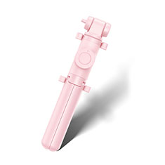 Selfie Stick Stange Stativ Bluetooth Teleskop Universal T29 für Nokia X6 Rosa