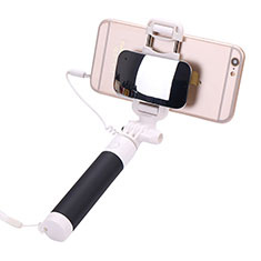 Selfie Stick Stange Verdrahtet Teleskop Universal S04 für Asus Zenfone Max Plus M1 ZB570TL Schwarz