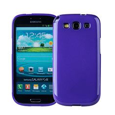 Silikon Hülle Gummi Schutzhülle für Samsung Galaxy S3 4G i9305 Violett