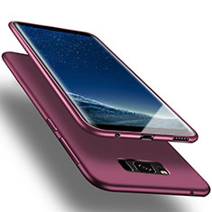 Silikon Hülle Gummi Schutzhülle für Samsung Galaxy S8 Plus Violett