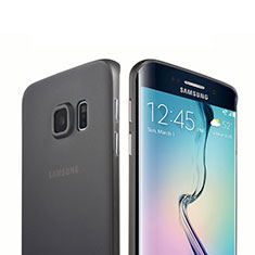 Silikon Hülle Gummi Schutzhülle Matt für Samsung Galaxy S6 Edge SM-G925 Schwarz