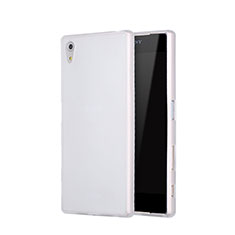Silikon Hülle Gummi Schutzhülle Matt für Sony Xperia Z5 Weiß