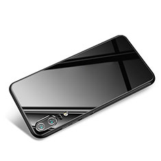 Silikon Hülle Gummi Schutzhülle Spiegel für Huawei P20 Schwarz