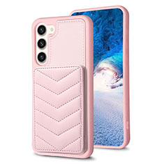 Silikon Hülle Handyhülle Gummi Schutzhülle Flexible Leder Tasche BF1 für Samsung Galaxy S22 Plus 5G Rosegold