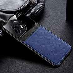 Silikon Hülle Handyhülle Gummi Schutzhülle Flexible Leder Tasche FL1 für OnePlus Ace 2 5G Blau