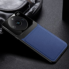 Silikon Hülle Handyhülle Gummi Schutzhülle Flexible Leder Tasche FL1 für Realme 11 Pro+ Plus 5G Blau