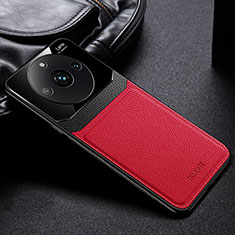 Silikon Hülle Handyhülle Gummi Schutzhülle Flexible Leder Tasche FL1 für Realme 11 Pro+ Plus 5G Rot