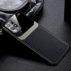 Silikon Hülle Handyhülle Gummi Schutzhülle Flexible Leder Tasche FL1 für Realme 8i Schwarz