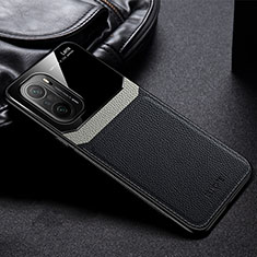 Silikon Hülle Handyhülle Gummi Schutzhülle Flexible Leder Tasche FL1 für Xiaomi Mi 11i 5G Schwarz
