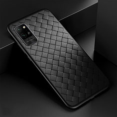Silikon Hülle Handyhülle Gummi Schutzhülle Flexible Leder Tasche für Huawei Honor Play4 Pro 5G Schwarz