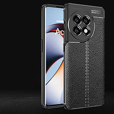 Silikon Hülle Handyhülle Gummi Schutzhülle Flexible Leder Tasche für OnePlus 11R 5G Schwarz