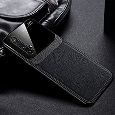 Silikon Hülle Handyhülle Gummi Schutzhülle Flexible Leder Tasche für Realme X50 5G Schwarz