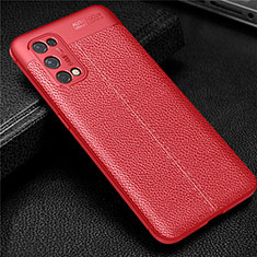 Silikon Hülle Handyhülle Gummi Schutzhülle Flexible Leder Tasche für Realme X7 5G Rot