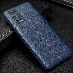 Silikon Hülle Handyhülle Gummi Schutzhülle Flexible Leder Tasche für Realme X7 Pro 5G Blau