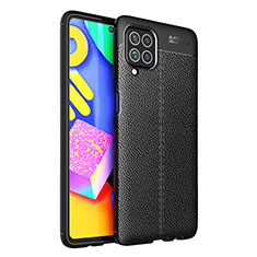 Silikon Hülle Handyhülle Gummi Schutzhülle Flexible Leder Tasche für Samsung Galaxy F62 5G Schwarz