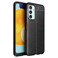 Silikon Hülle Handyhülle Gummi Schutzhülle Flexible Leder Tasche für Samsung Galaxy M23 5G Schwarz