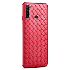 Silikon Hülle Handyhülle Gummi Schutzhülle Flexible Leder Tasche H02 für Xiaomi Redmi Note 8 Rot