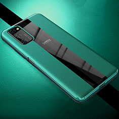 Silikon Hülle Handyhülle Gummi Schutzhülle Flexible Leder Tasche H03 für Huawei Honor V30 5G Grün