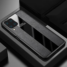 Silikon Hülle Handyhülle Gummi Schutzhülle Flexible Leder Tasche H03 für Huawei Nova 6 SE Schwarz