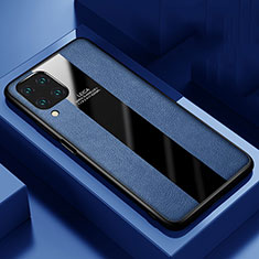 Silikon Hülle Handyhülle Gummi Schutzhülle Flexible Leder Tasche H03 für Huawei P40 Lite Blau