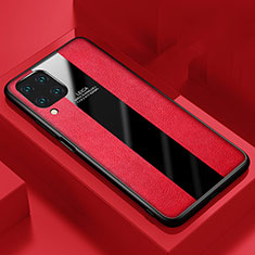 Silikon Hülle Handyhülle Gummi Schutzhülle Flexible Leder Tasche H03 für Huawei P40 Lite Rot