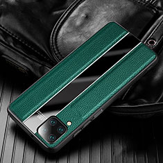 Silikon Hülle Handyhülle Gummi Schutzhülle Flexible Leder Tasche H04 für Huawei P40 Lite Grün