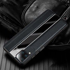 Silikon Hülle Handyhülle Gummi Schutzhülle Flexible Leder Tasche H04 für Huawei P40 Lite Schwarz