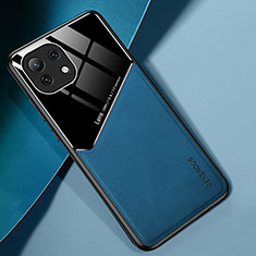 Silikon Hülle Handyhülle Gummi Schutzhülle Flexible Leder Tasche H05 für Xiaomi Mi 11 5G Blau