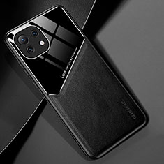 Silikon Hülle Handyhülle Gummi Schutzhülle Flexible Leder Tasche H05 für Xiaomi Mi 11 5G Schwarz