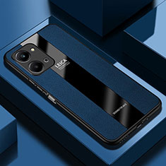 Silikon Hülle Handyhülle Gummi Schutzhülle Flexible Leder Tasche PB2 für Huawei Honor X7a Blau