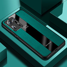 Silikon Hülle Handyhülle Gummi Schutzhülle Flexible Leder Tasche PB2 für Xiaomi Mi Mix 4 5G Grün