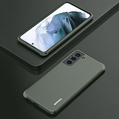 Silikon Hülle Handyhülle Gummi Schutzhülle Flexible Leder Tasche S02 für Samsung Galaxy S22 Plus 5G Grün