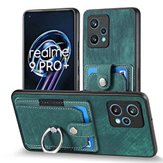 Silikon Hülle Handyhülle Gummi Schutzhülle Flexible Leder Tasche SD1 für Realme 9 Pro+ Plus 5G Grün