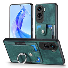 Silikon Hülle Handyhülle Gummi Schutzhülle Flexible Leder Tasche SD2 für Huawei Honor 90 Lite 5G Grün