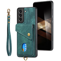 Silikon Hülle Handyhülle Gummi Schutzhülle Flexible Leder Tasche SD2 für Samsung Galaxy S24 Plus 5G Grün